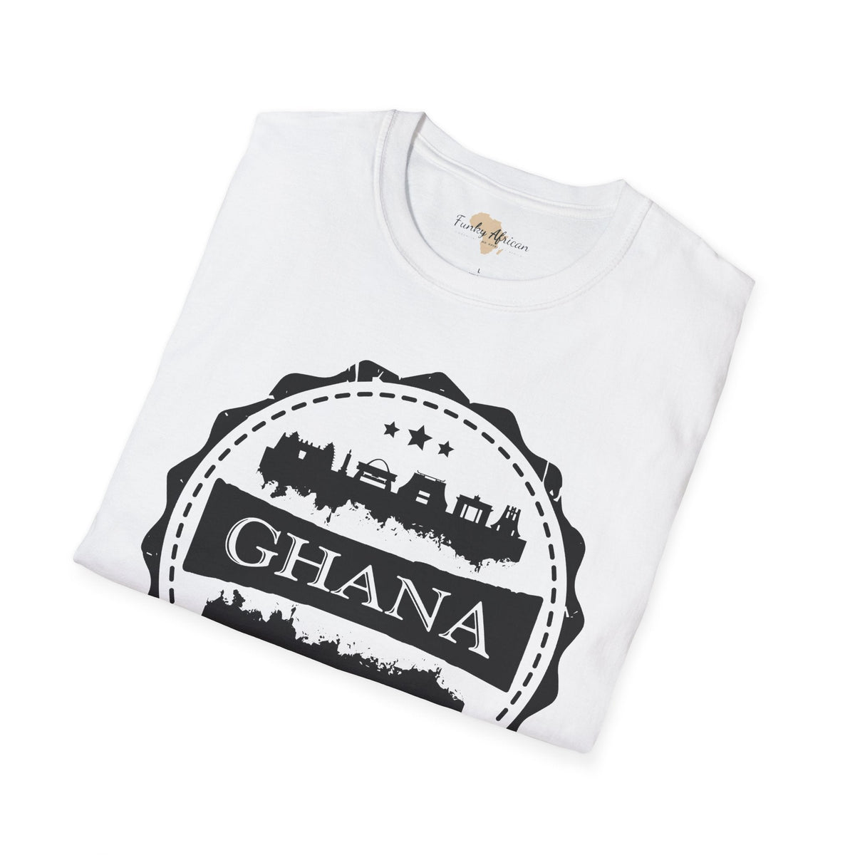Ghana Stamp unisex tee Funky African