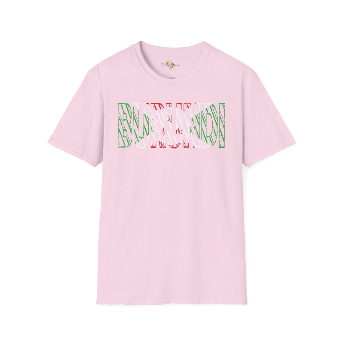 Burundi text unisex softstyle tee Funky African