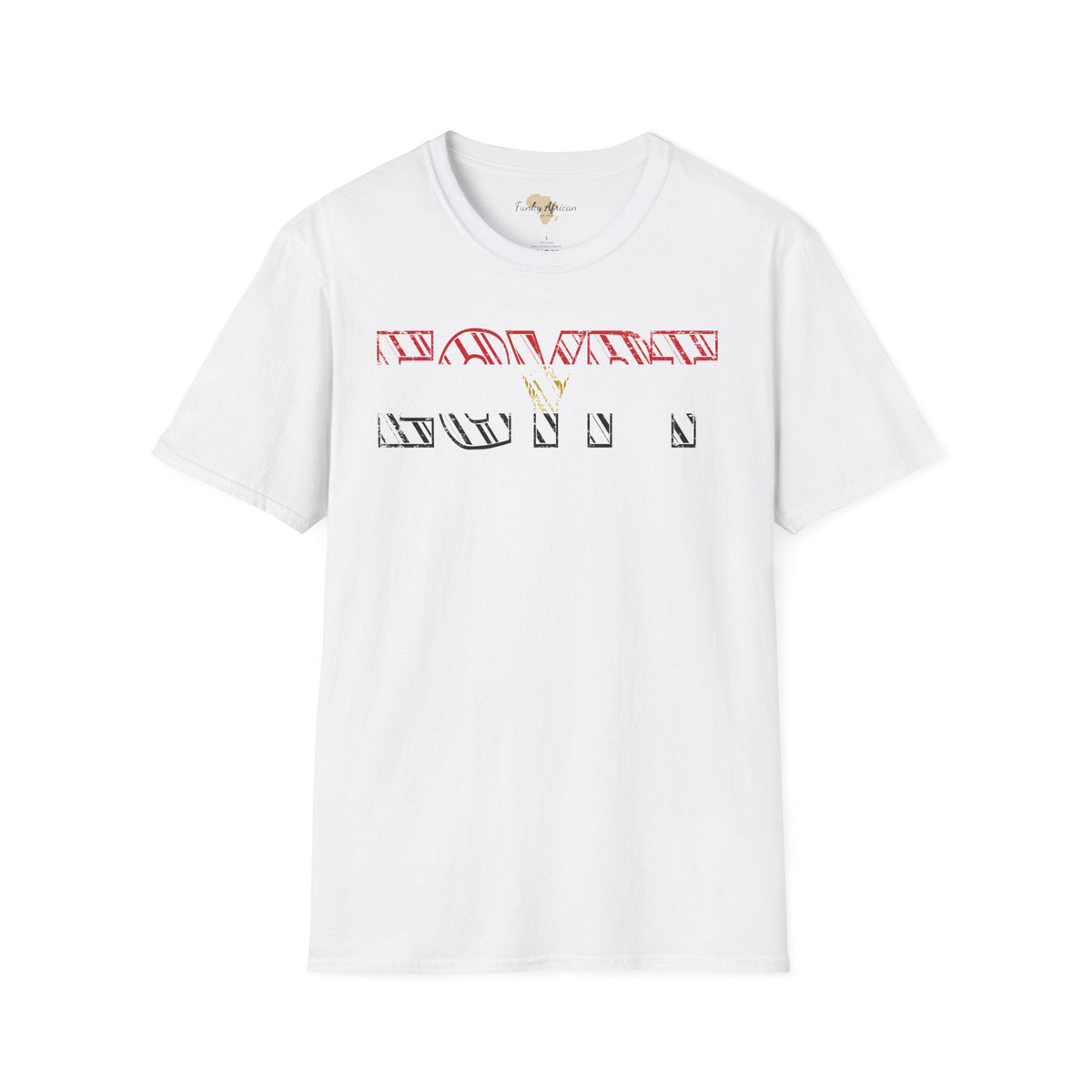 Egypt text unisex softstyle tee Funky African