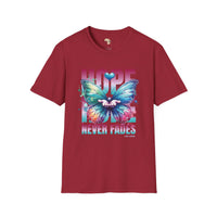 Hope never fails unisex softstyle tee