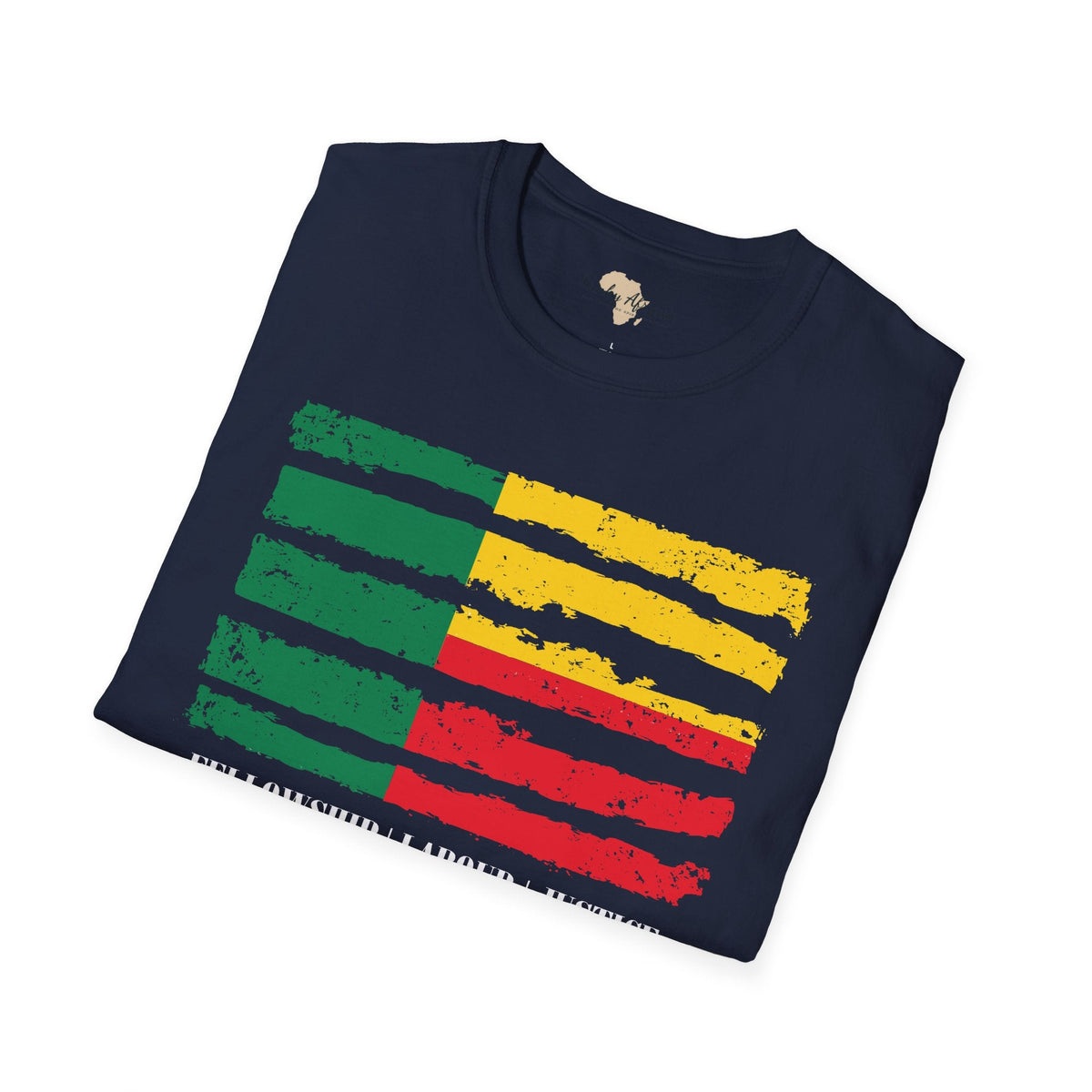 Benin strip unisex softstyle tee Funky African