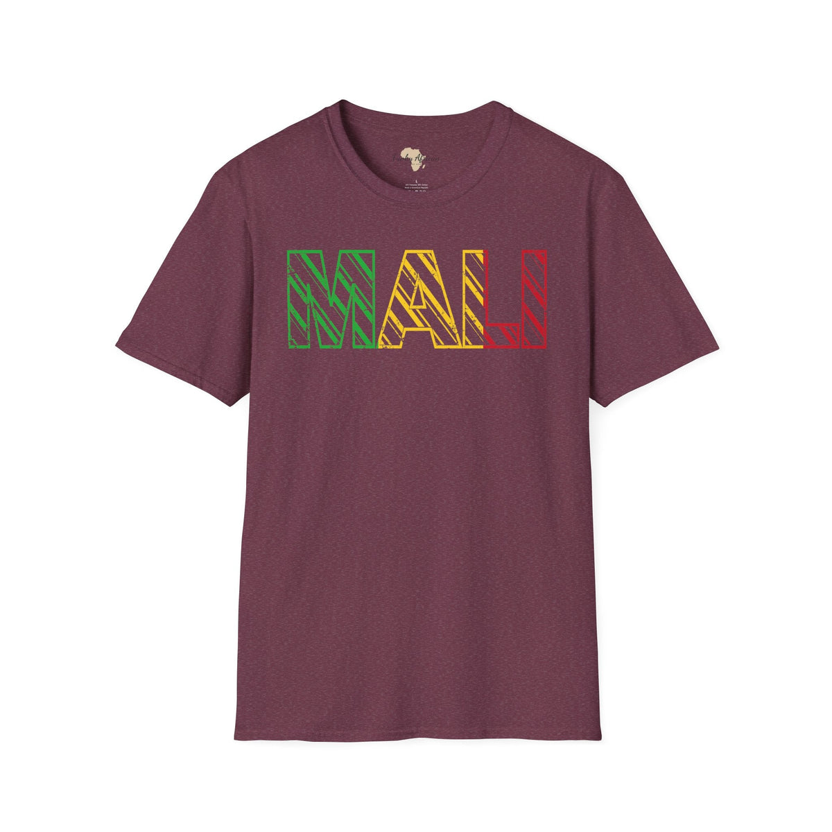 Malian text unisex softstyle tee Funky African