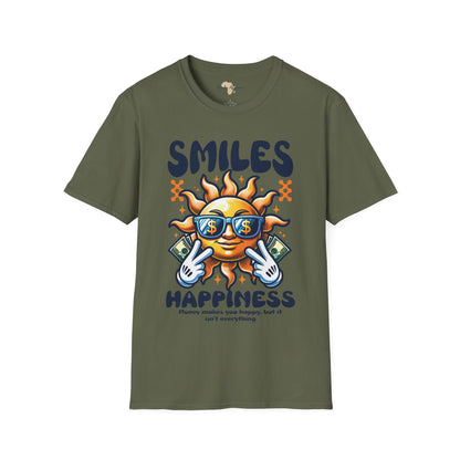 Smiles and happiness unisex softstyle tee