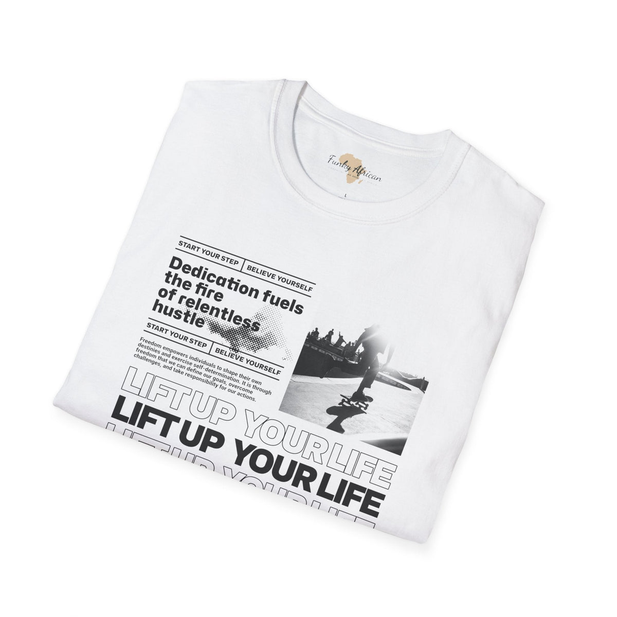 Lift up your life unisex tee Funky African