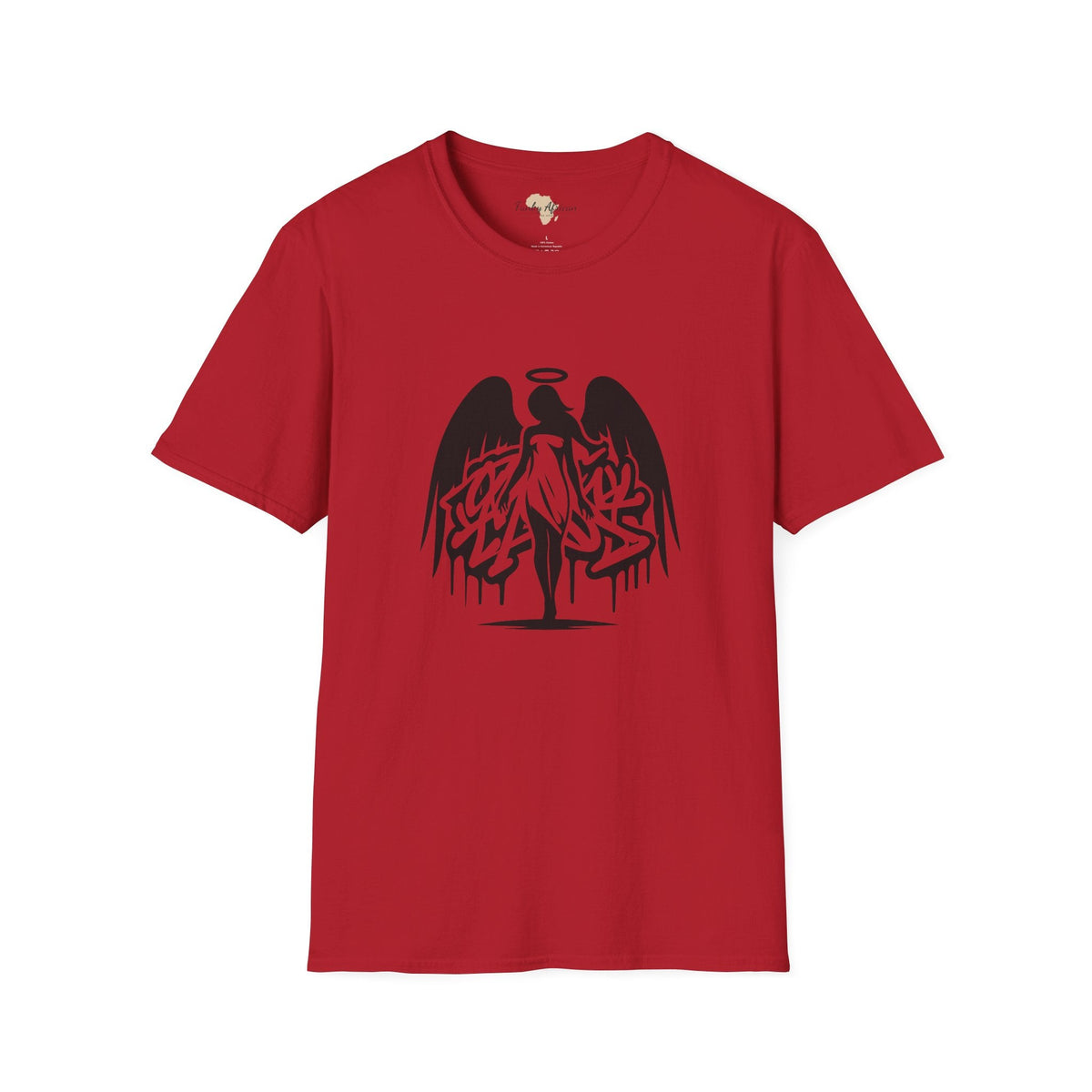 Angel graffiti unisex softstyle tee Funky African