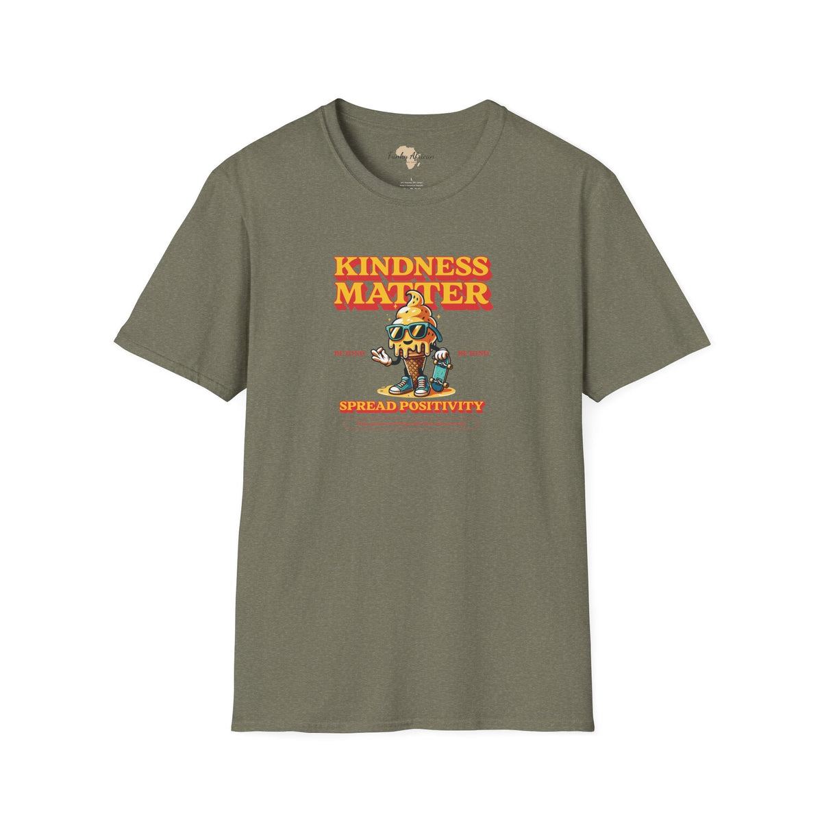 Kindness matter unisex softstyle tee Funky African