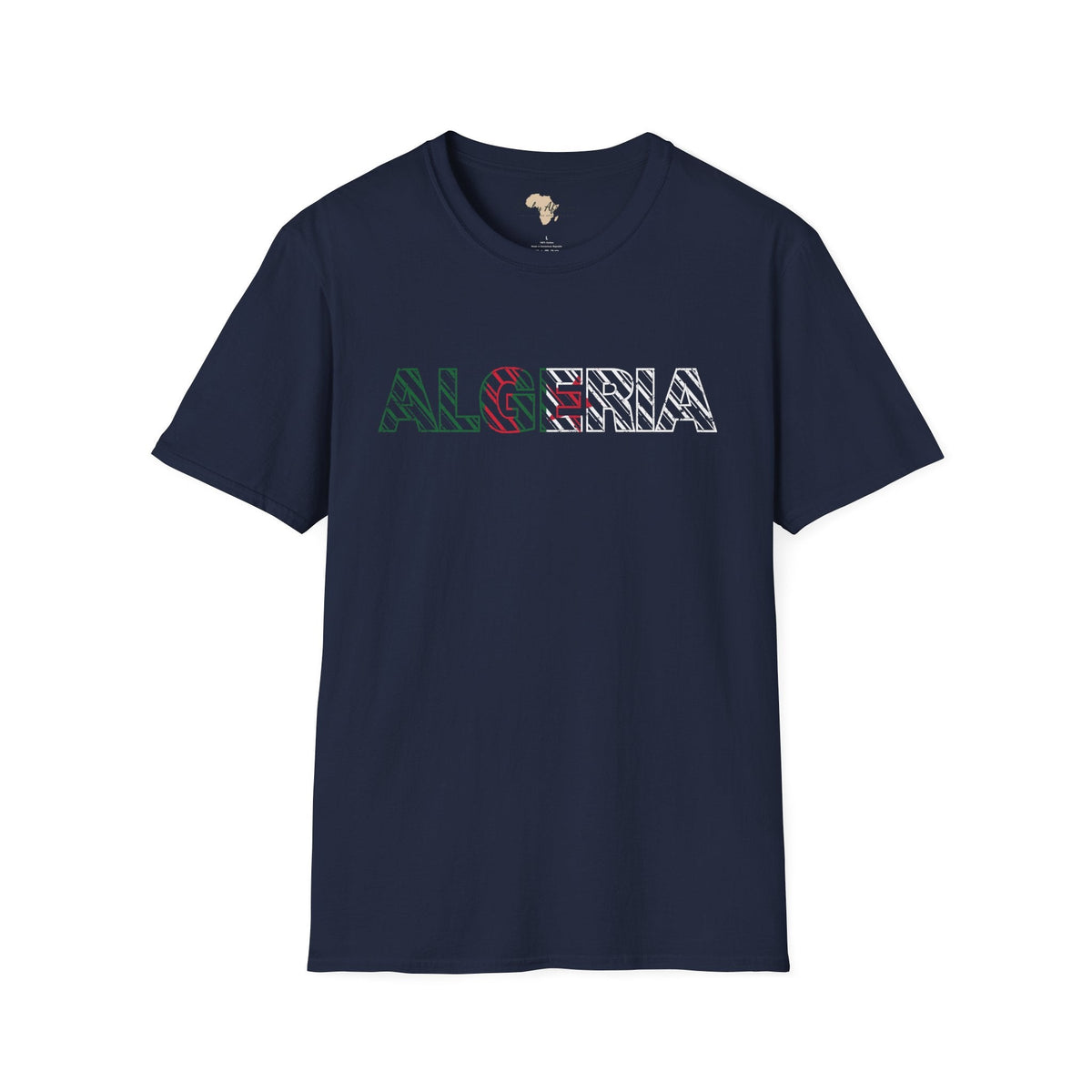 Algeria text unisex softstyle tee Funky African