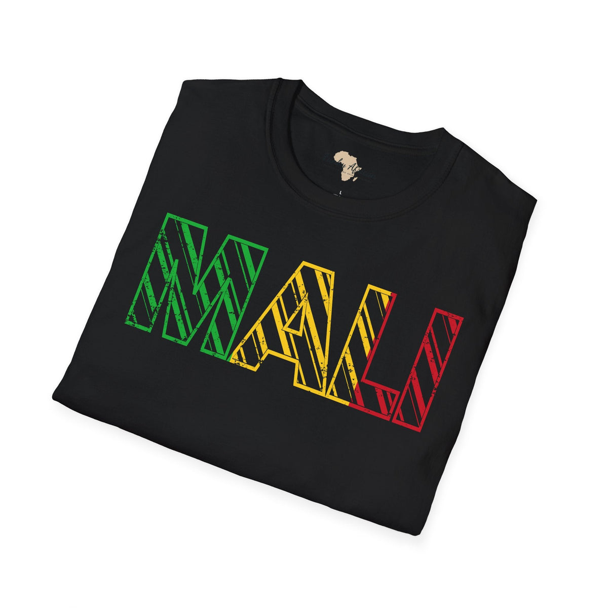 Malian text unisex softstyle tee Funky African