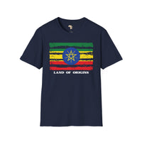Ethiopia strip unisex softstyle tee
