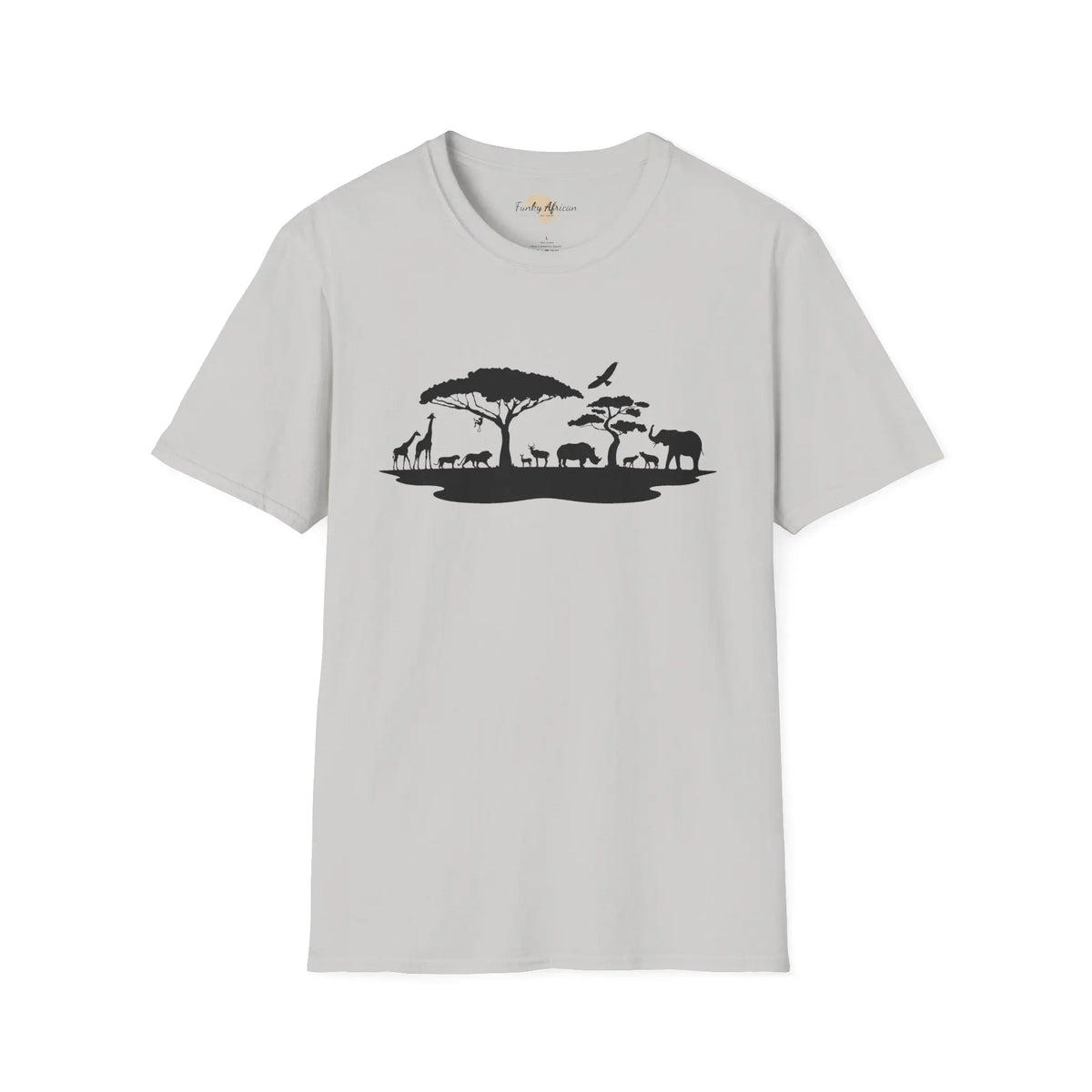 African jungle unisex softstyle tee Funky African