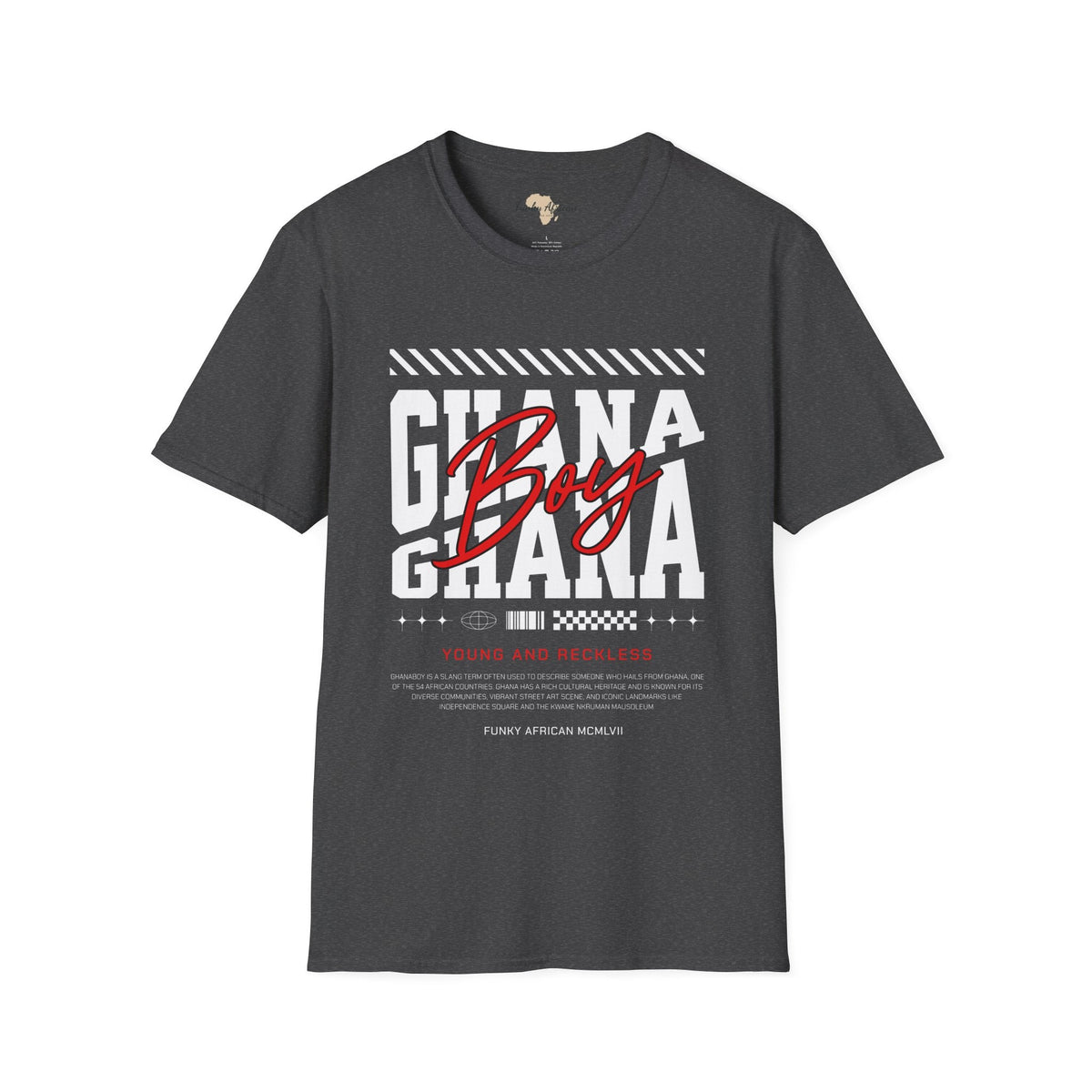 Ghana boy unisex softstyle tee Funky African