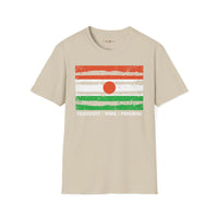 Nigerien strip unisex softstyle tee