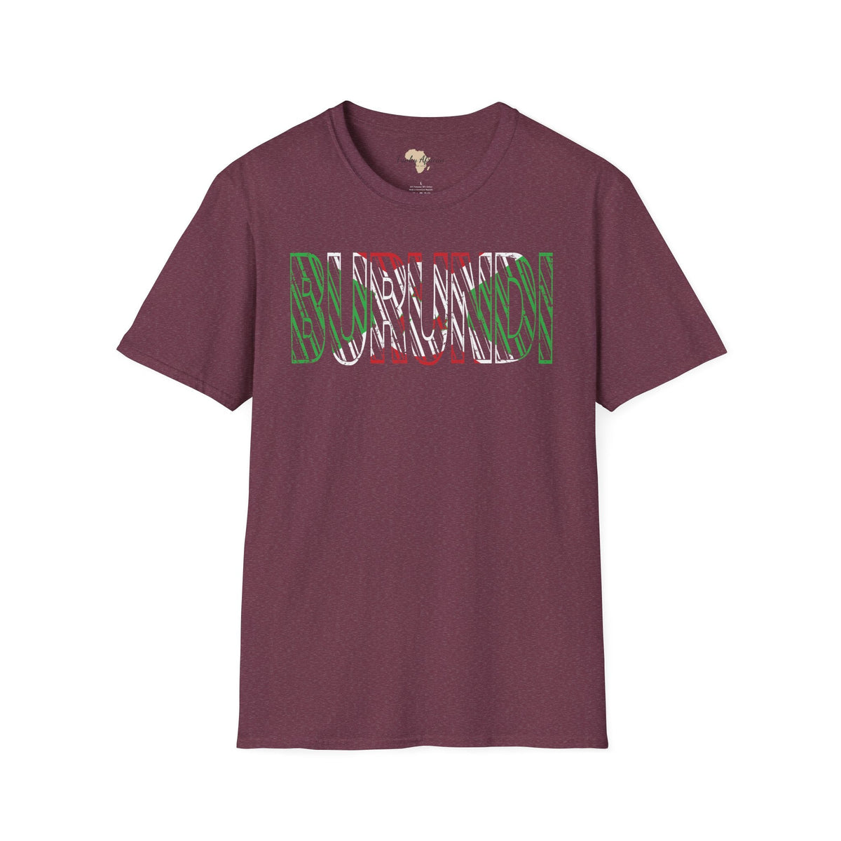 Burundi text unisex softstyle tee Funky African