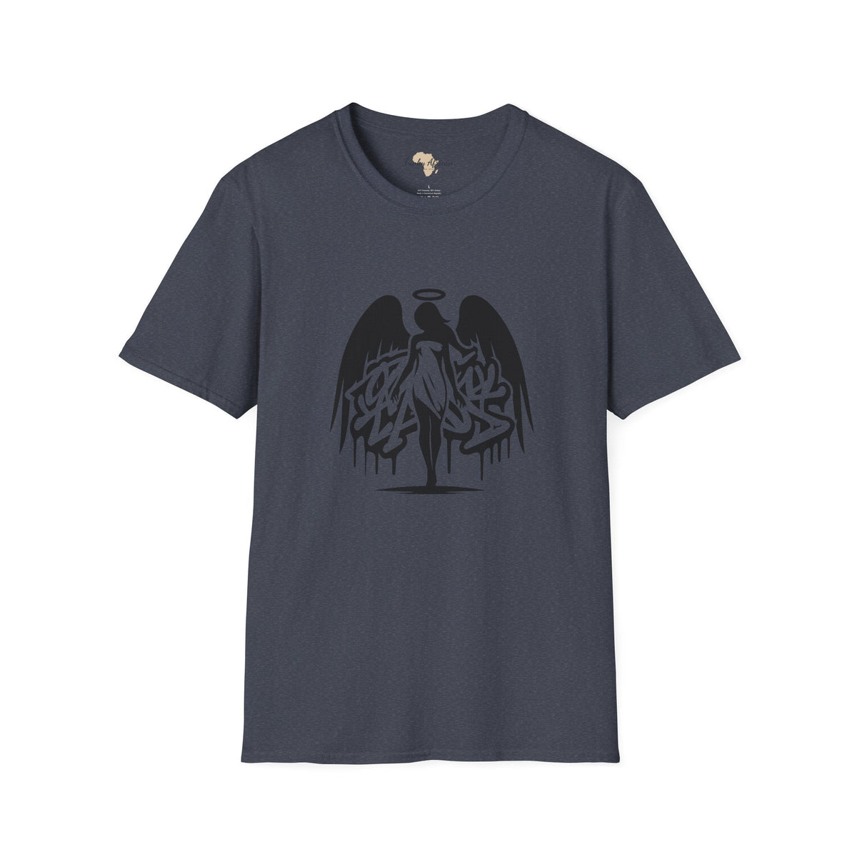 Angel graffiti unisex softstyle tee Funky African
