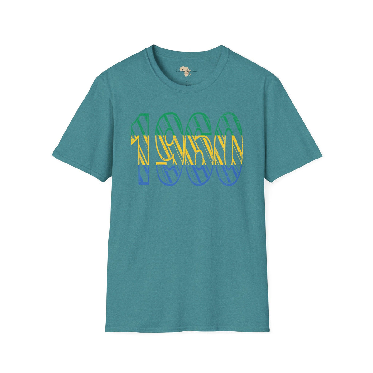 Gabon year unisex softstyle tee Funky African