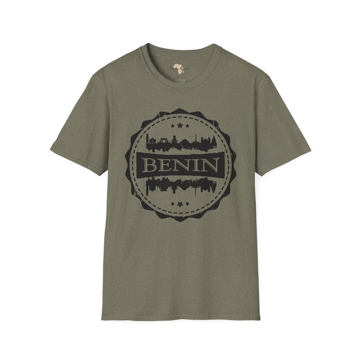 Benin Stamp unisex tee Funky African