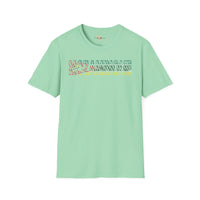 Mozambique text unisex softstyle tee