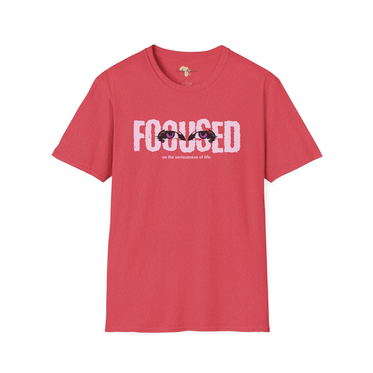 Focused unisex softstyle tee Funky African
