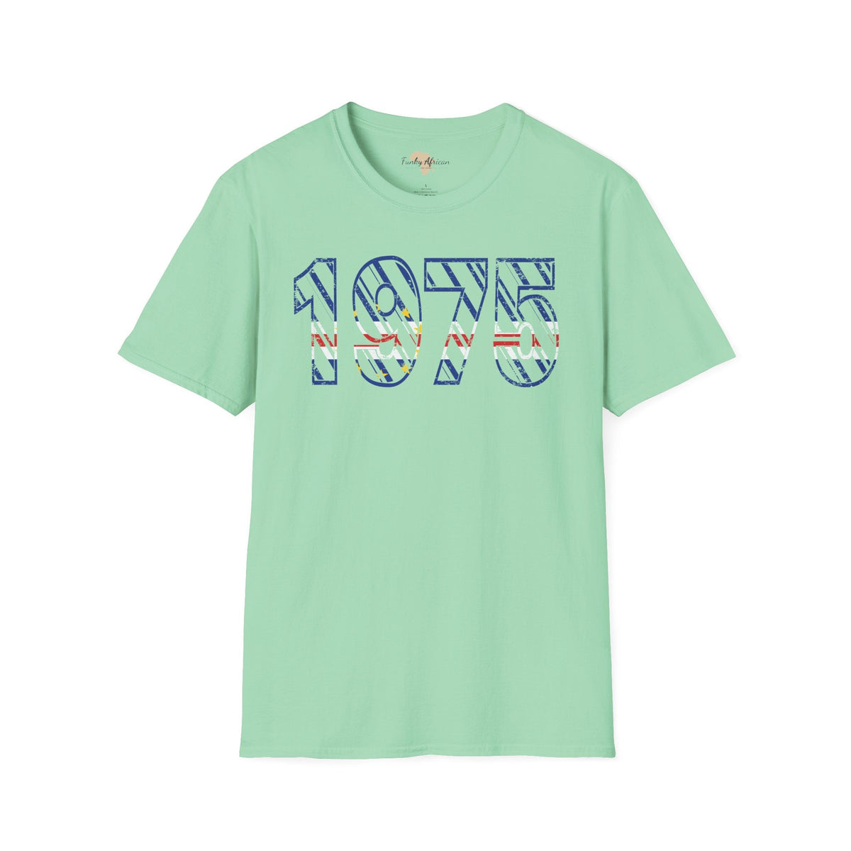 Cabo Verde year unisex softstyle tee Funky African