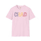 Chad text unisex softstyle tee