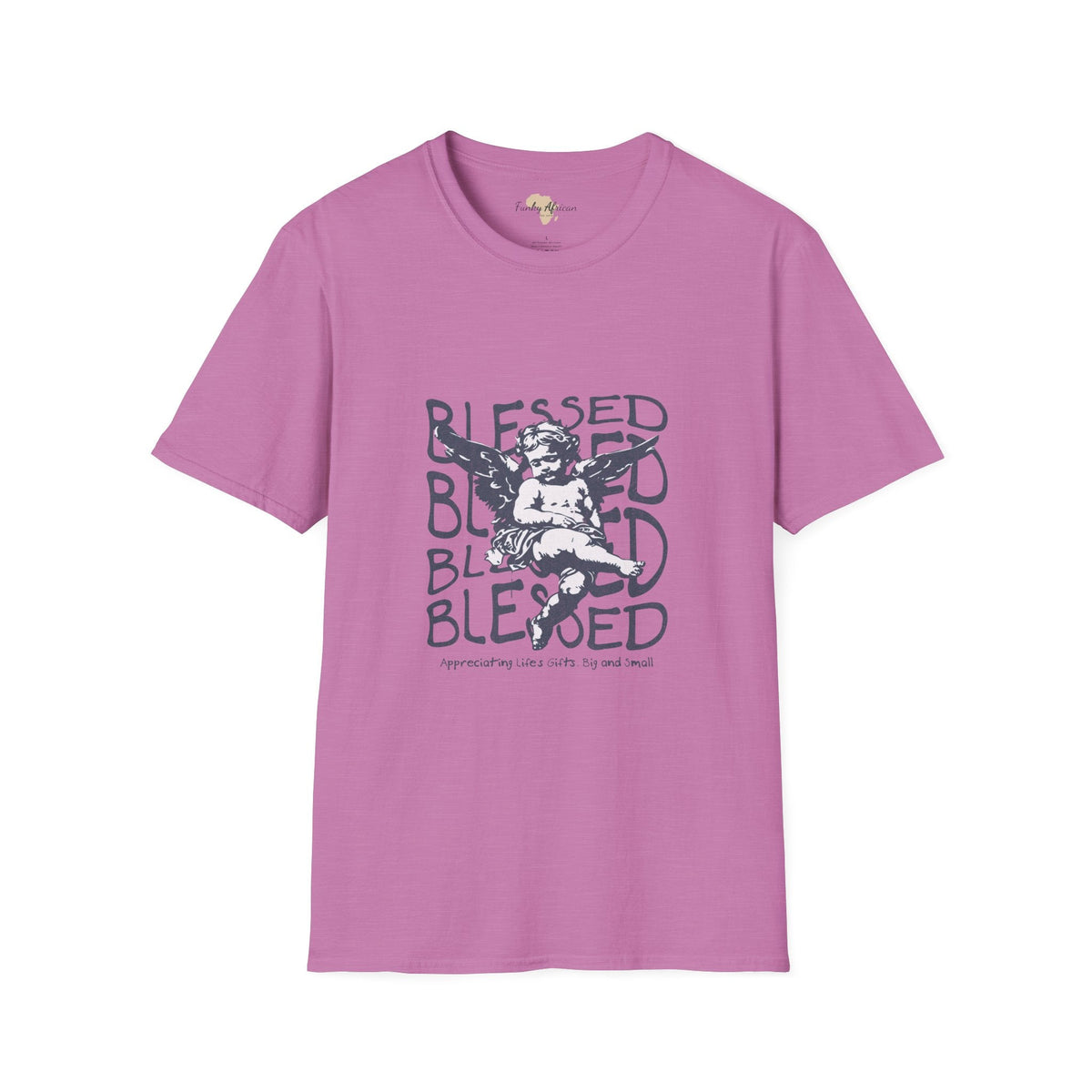 Blessed unisex softstyle tee Funky African