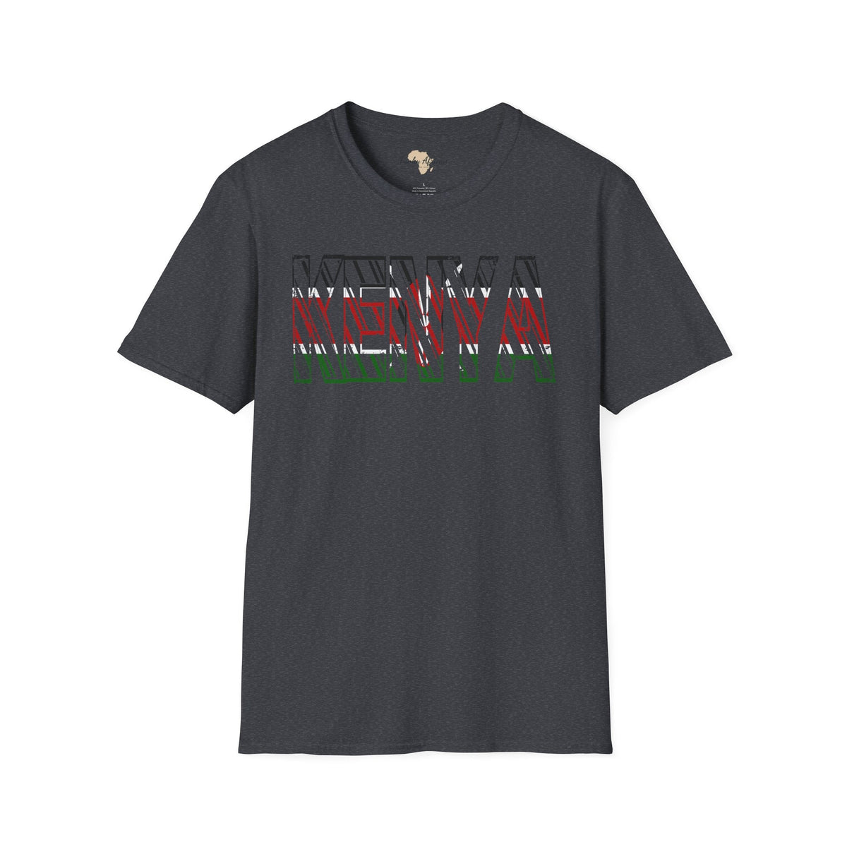 Kenya text unisex softstyle tee Funky African