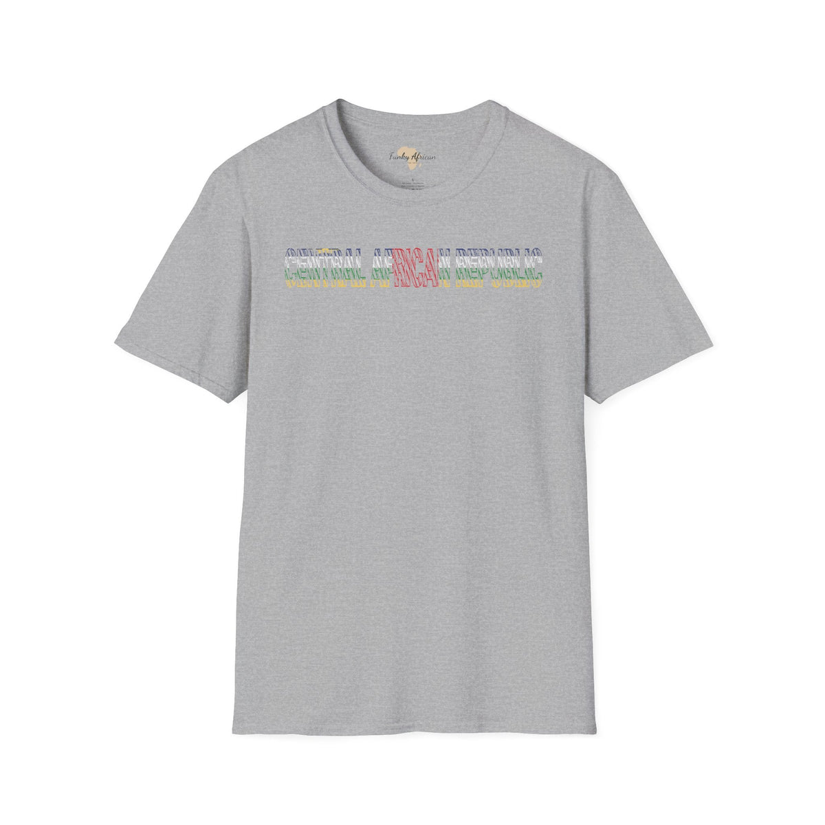 Central African Republic unisex softstyle tee Funky African