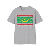 Mauritania strip unisex softstyle tee