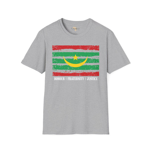 Mauritania strip unisex softstyle tee