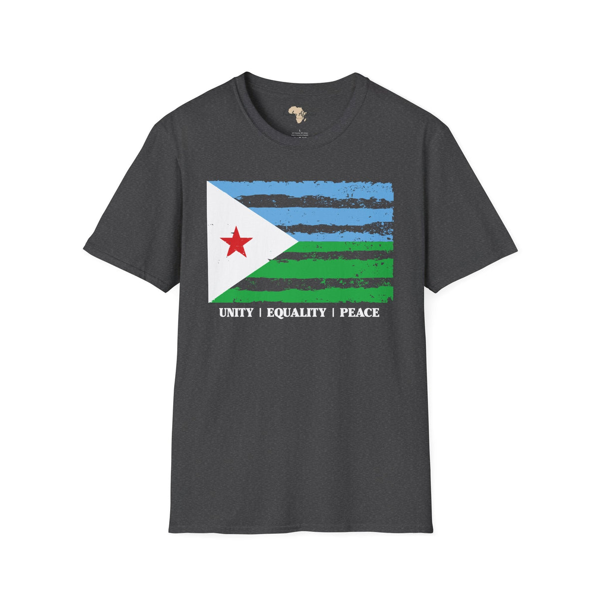 Djibouti strip unisex softstyle tee Funky African