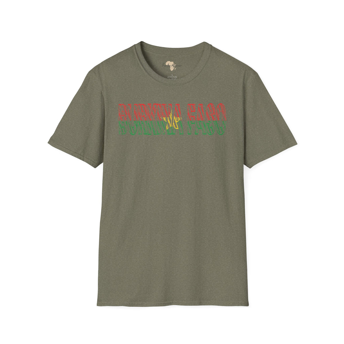 Burkina Faso text unisex softstyle tee Funky African