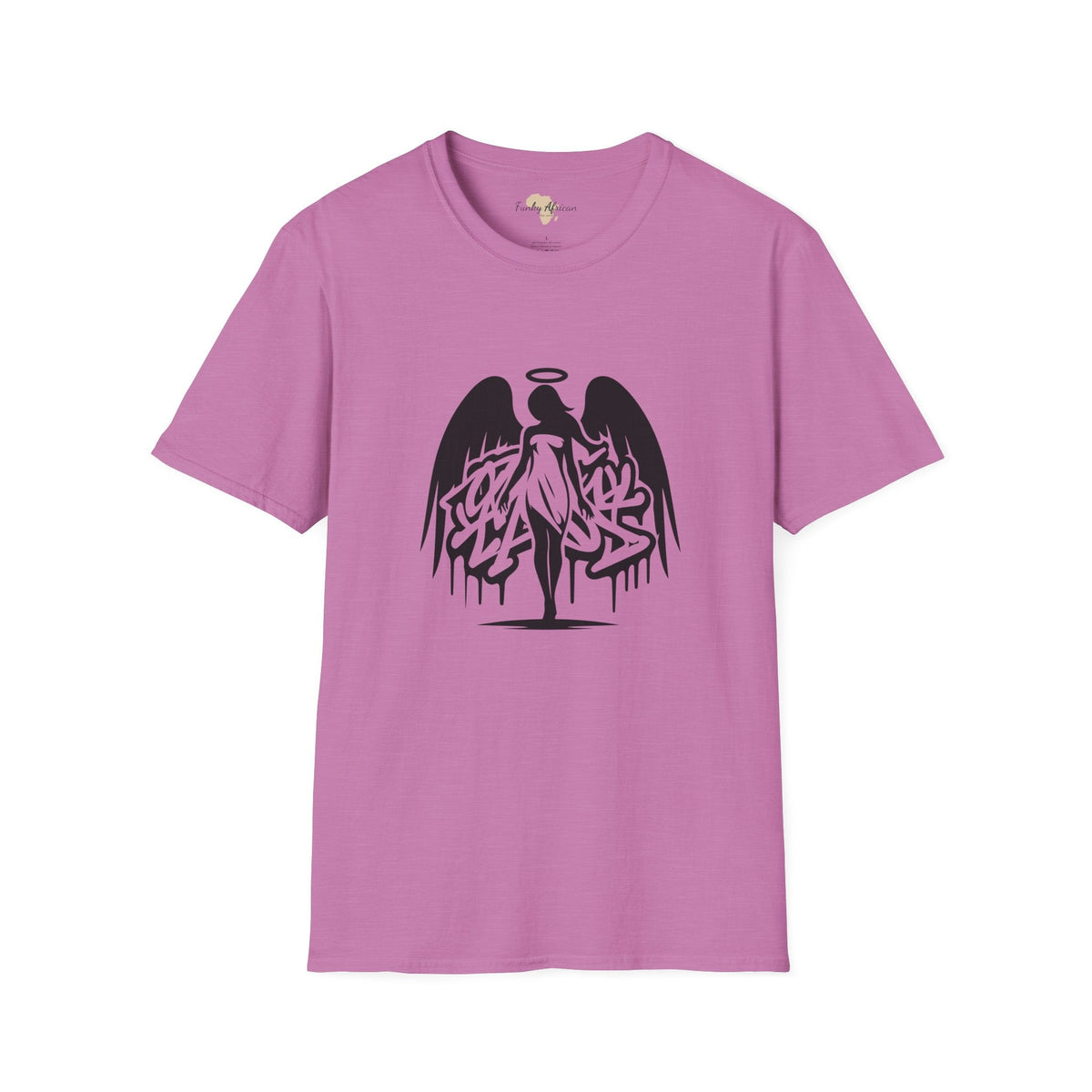 Angel graffiti unisex softstyle tee Funky African