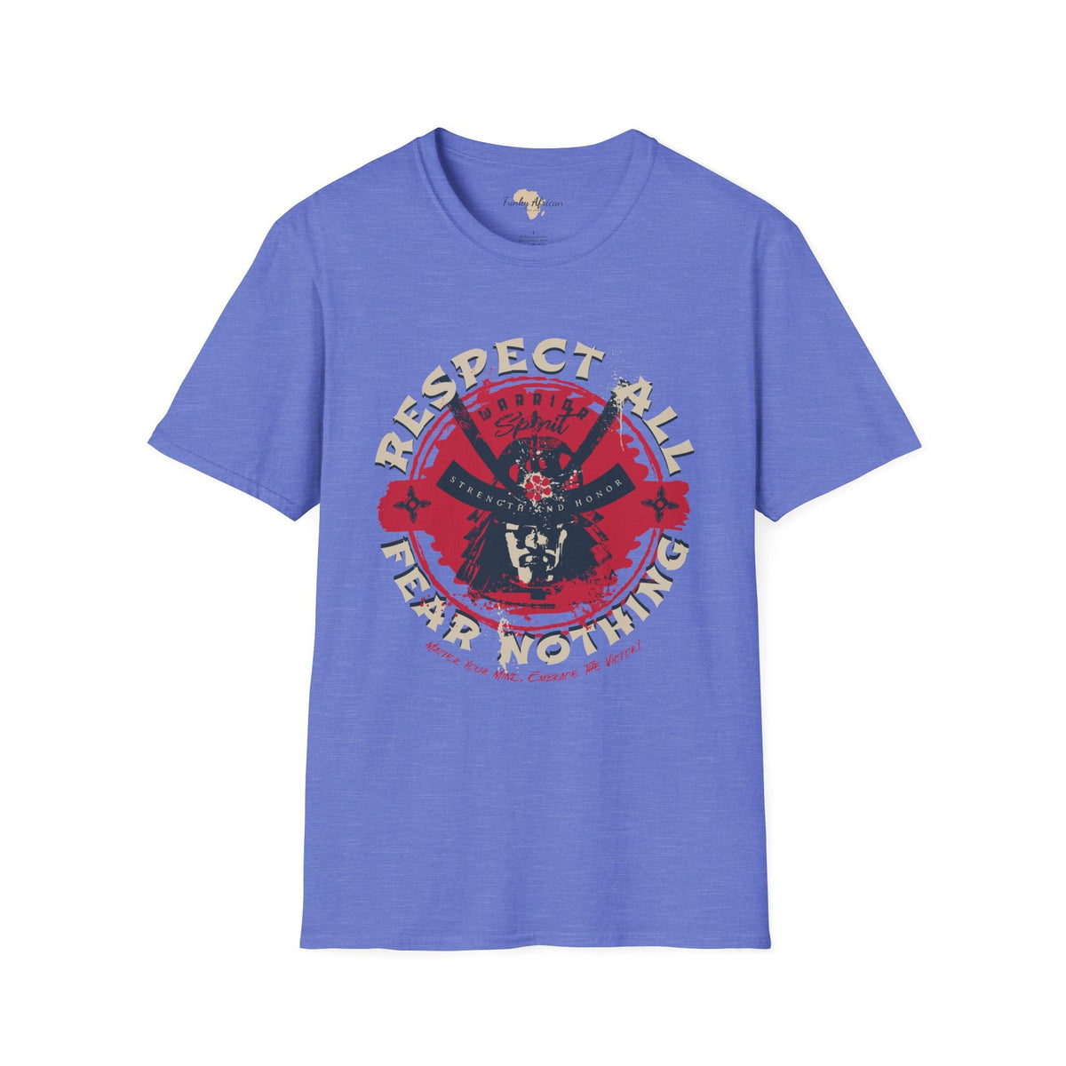 Respect all unisex softstyle tee Funky African