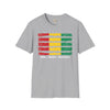 Guinean strip unisex softstyle tee
