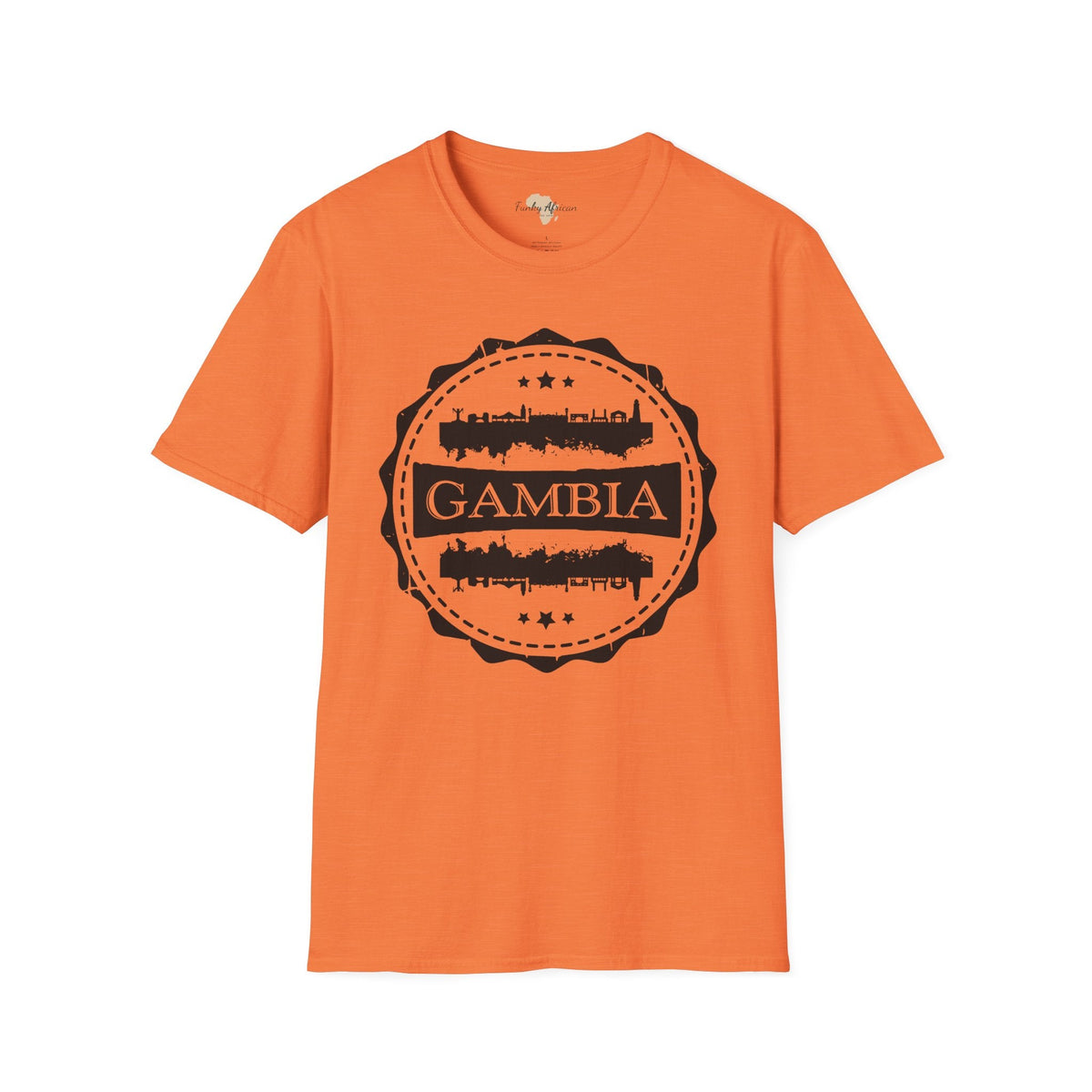 Gambia Stamp unisex tee Funky African