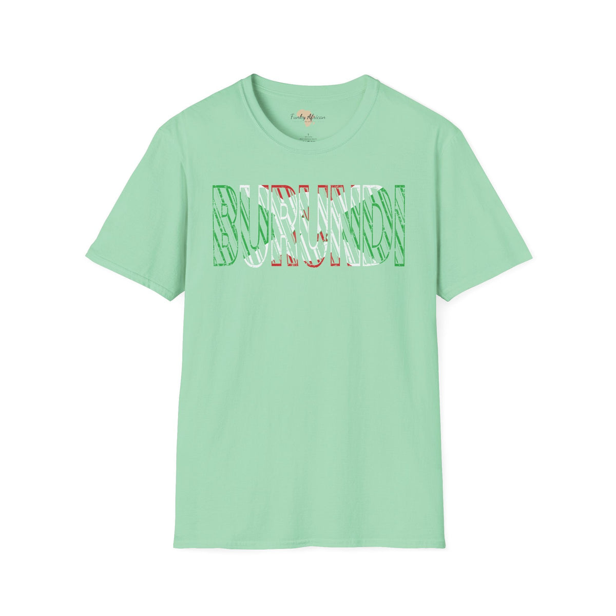 Burundi text unisex softstyle tee Funky African