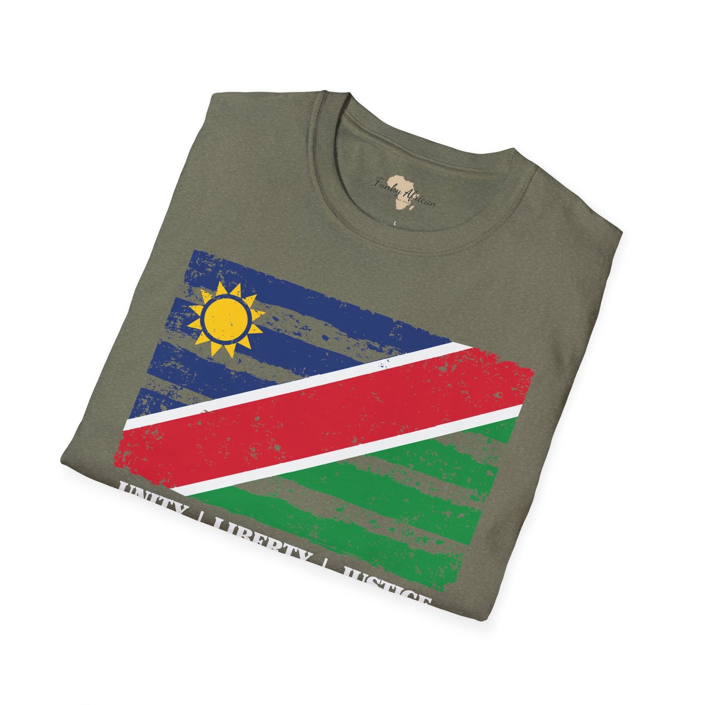 Namibia strip unisex softstyle tee