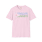 Djibouti text unisex softstyle tee
