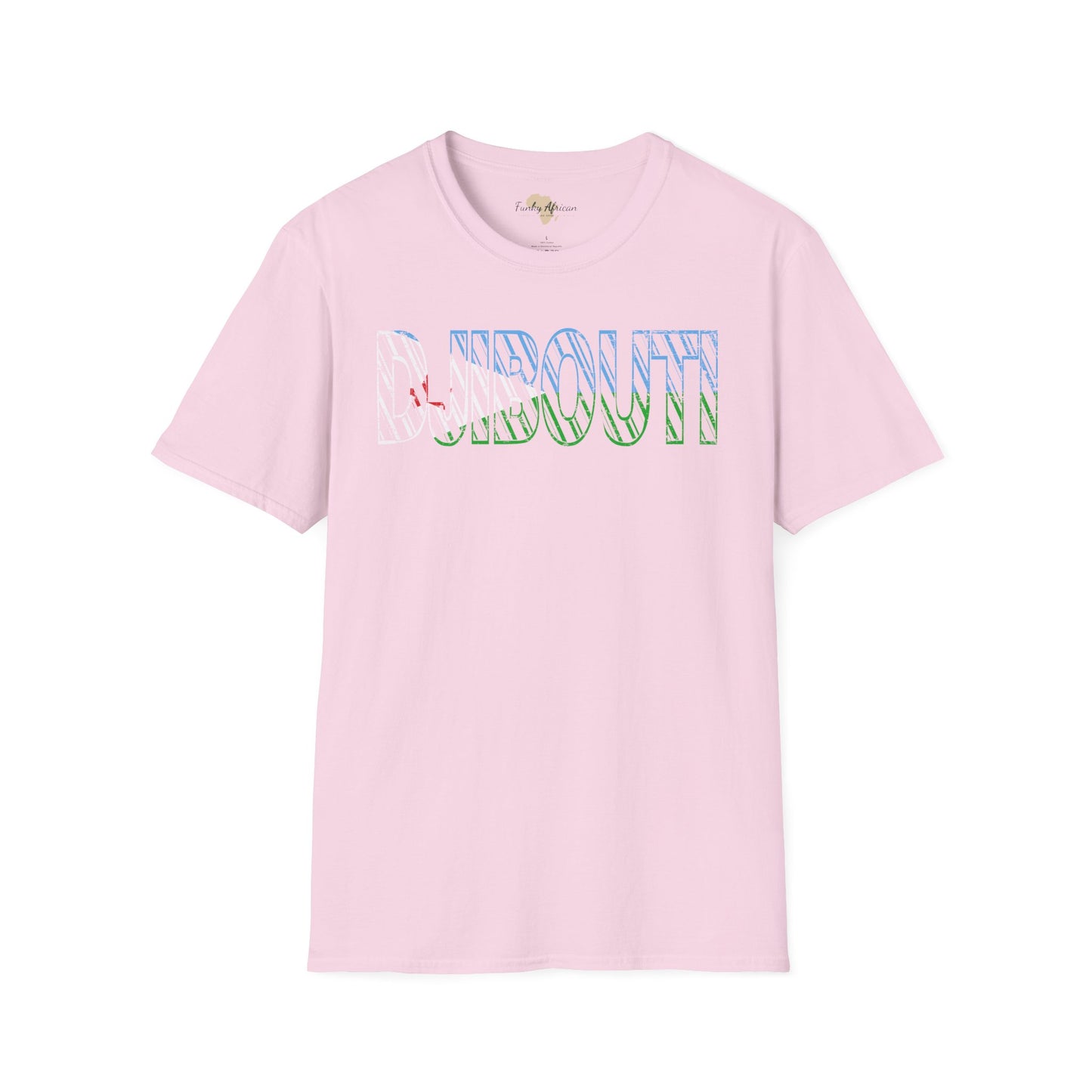 Djibouti text unisex softstyle tee