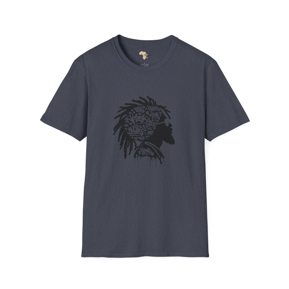 Funky graffiti unisex softstyle tee Funky African