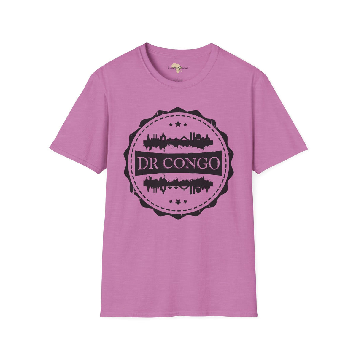 DR Congo Stamp unisex tee Funky African