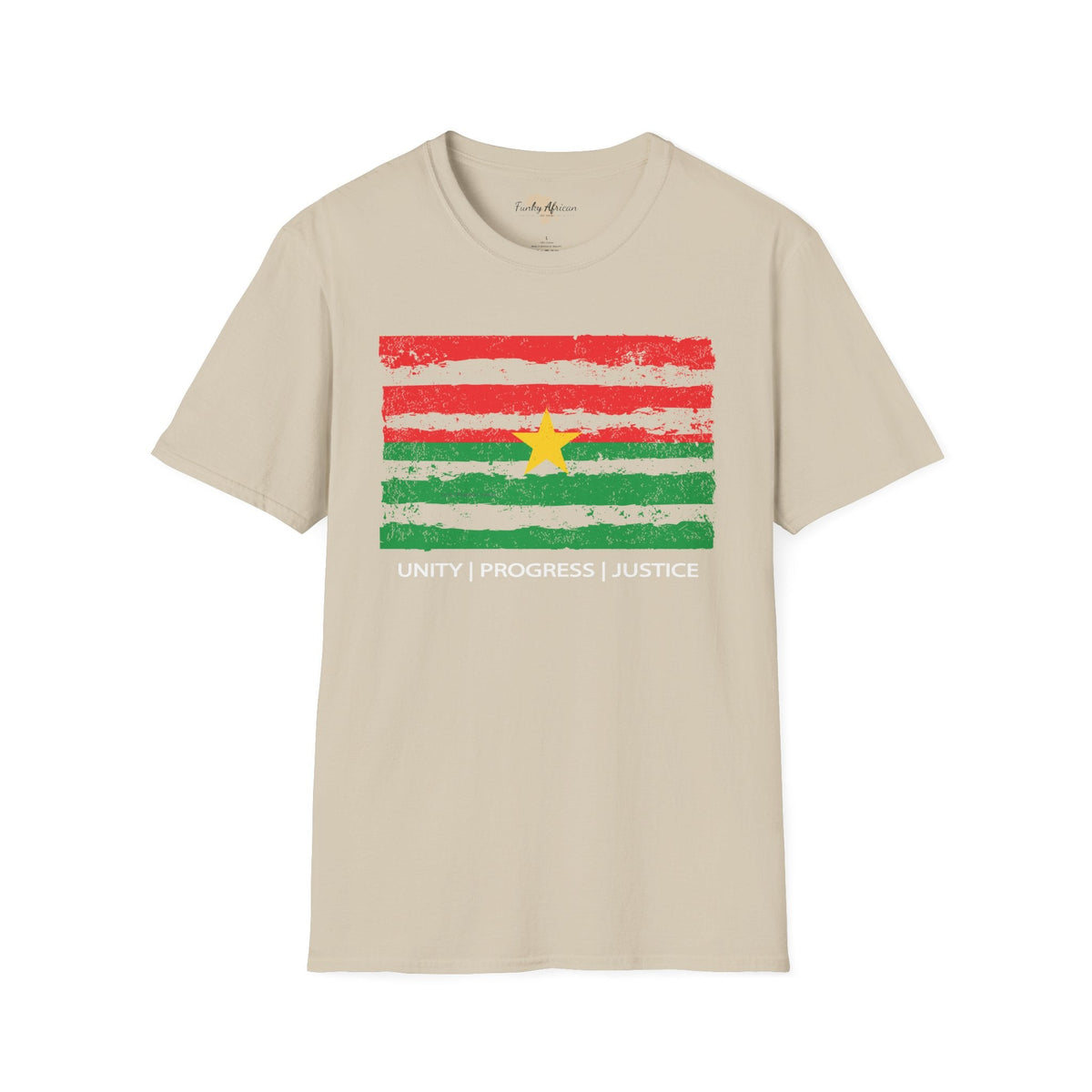 Burkina Faso strip unisex softstyle tee Funky African