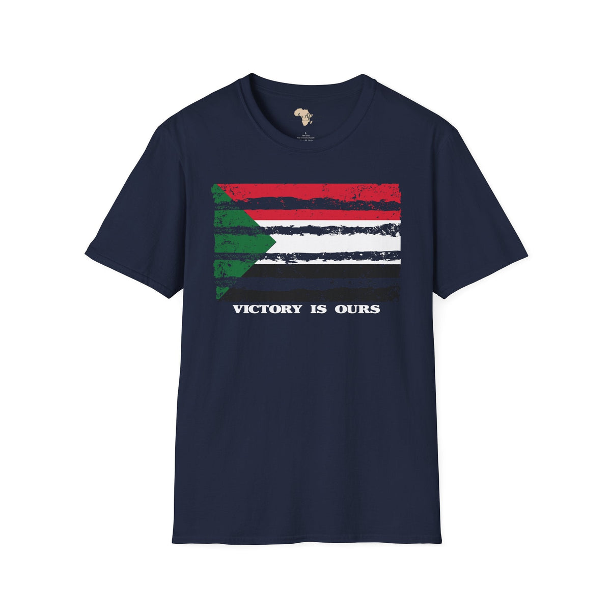 Sudan strip unisex softstyle tee Funky African