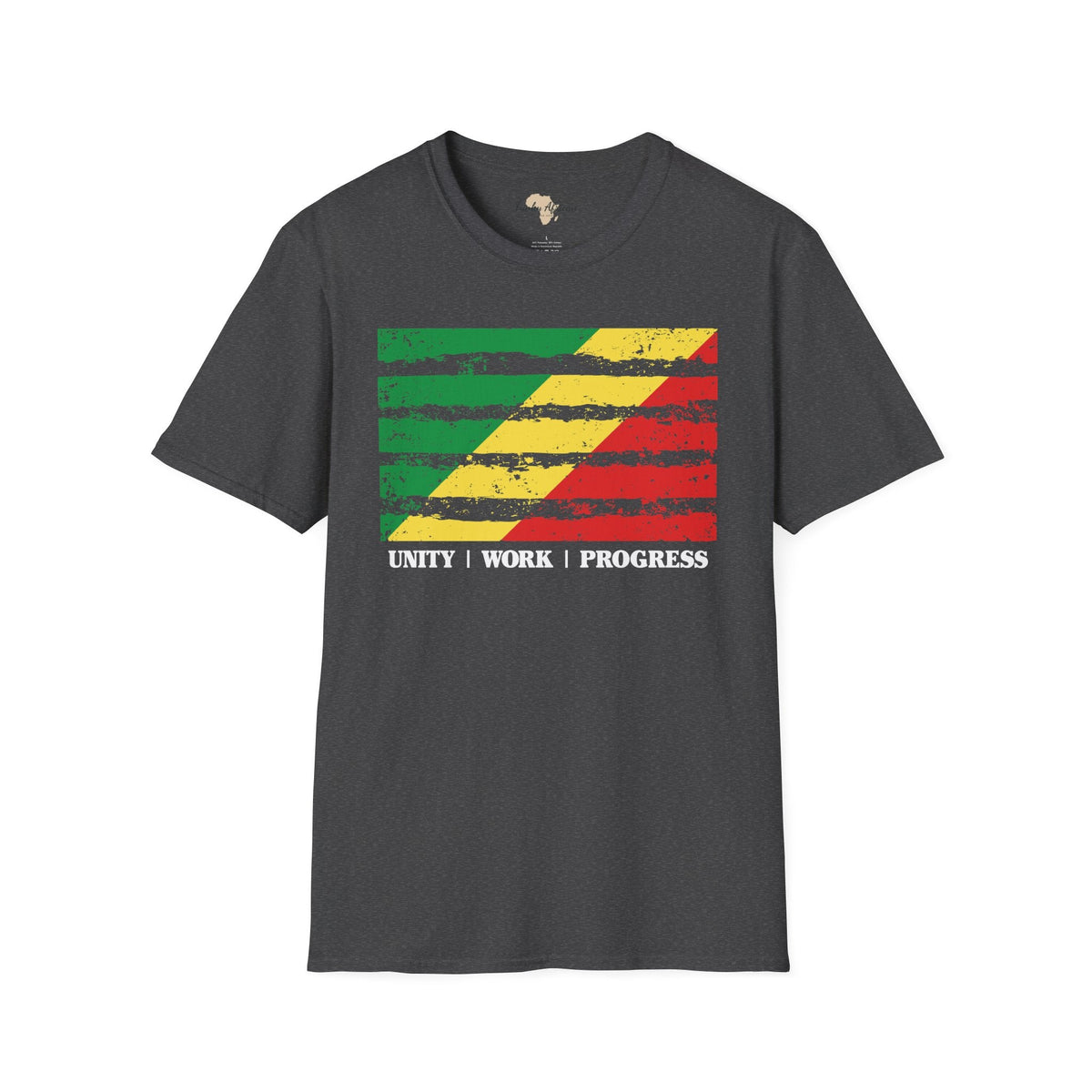 Republic of the Congo strip unisex softstyle tee Funky African