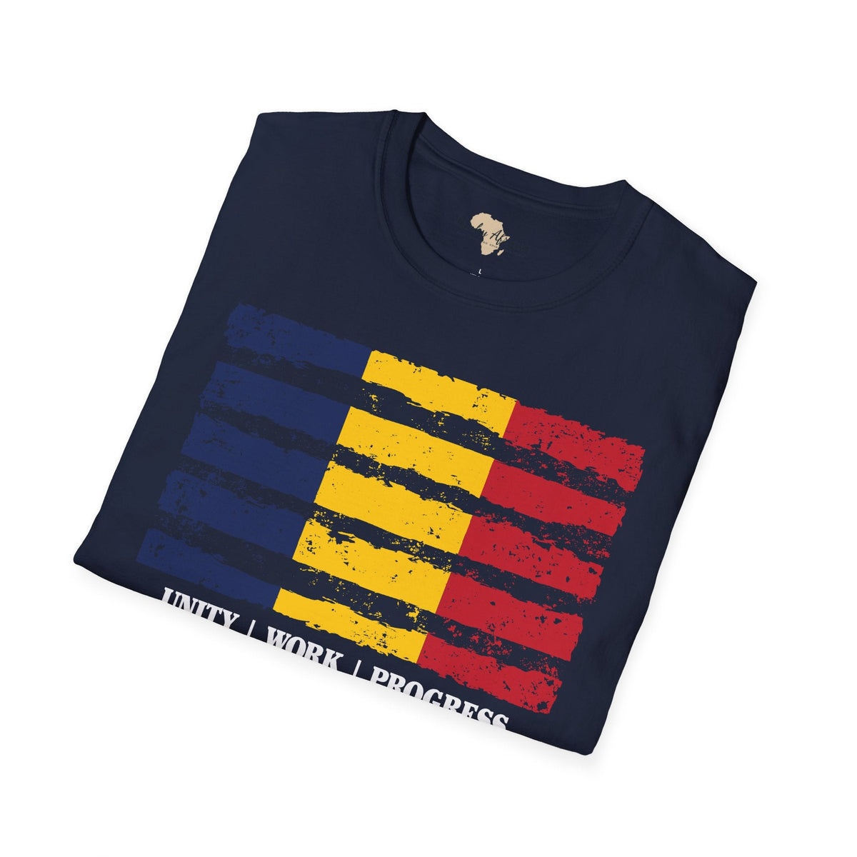 Chad strip unisex softstyle tee Funky African