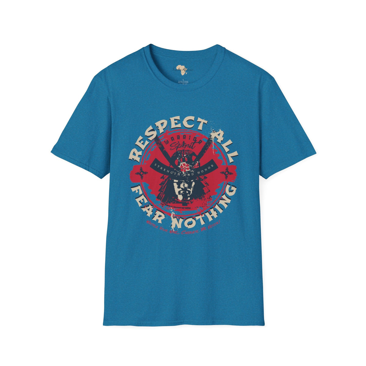 Respect all unisex softstyle tee Funky African
