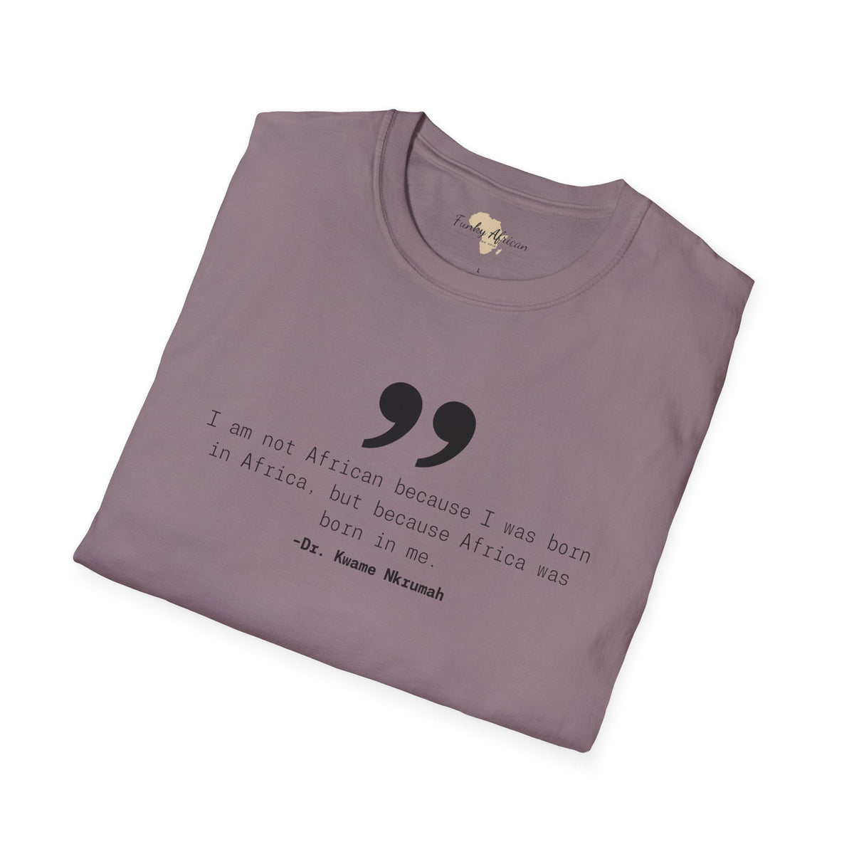Africa in me unisex softstyle tee Funky African