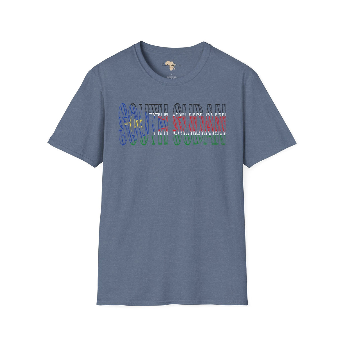 South Sudan text unisex softstyle tee Funky African