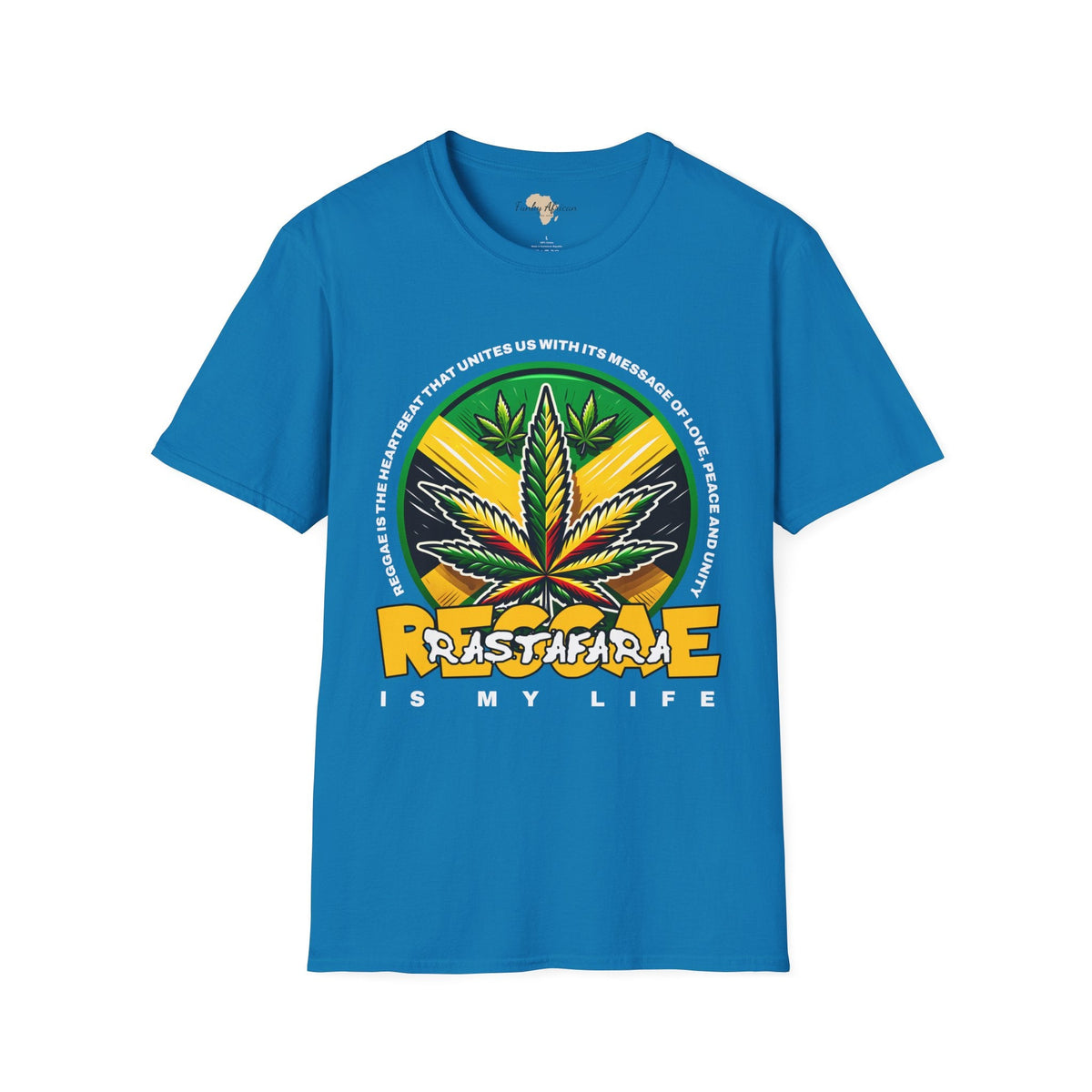 Reggae is my life  unisex tee Funky African