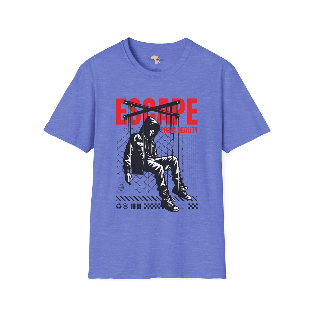 Escape from reality unisex softstyle tee Funky African